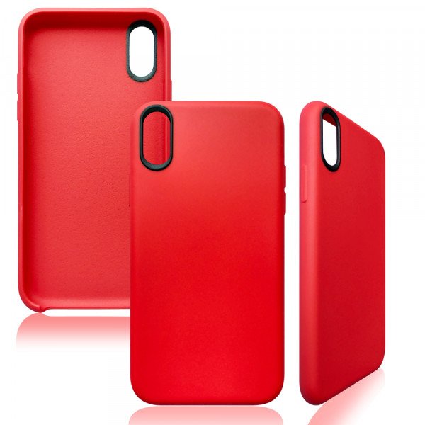 Wholesale iPhone X (Ten) Soft Touch Slim Flexible Case (Red)